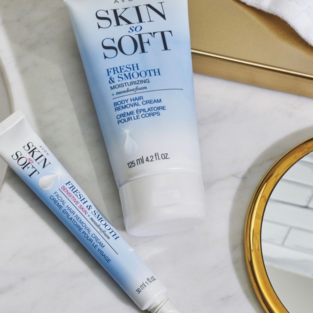Avon skin so soft fresh & smooth Sensitive skin body / hair removal cream